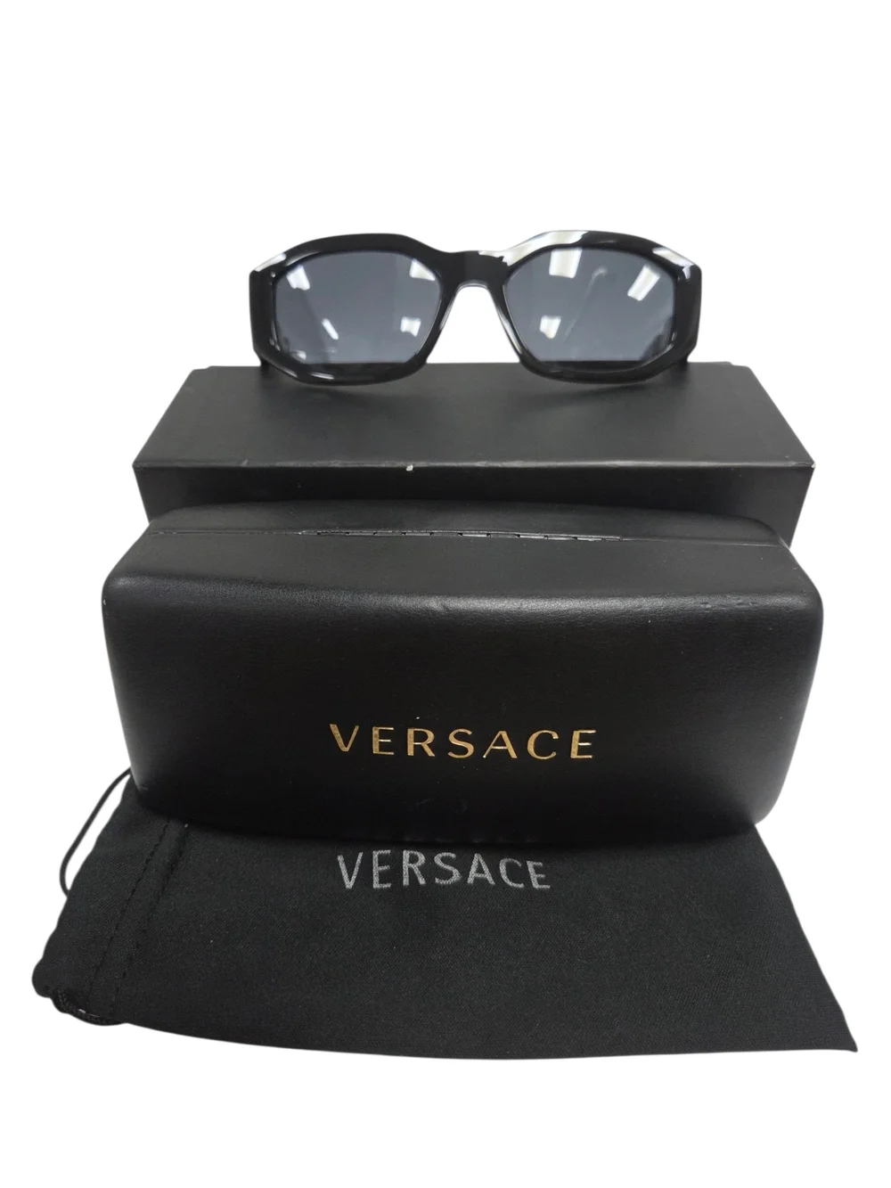 Versace Black Frame Sunglasses